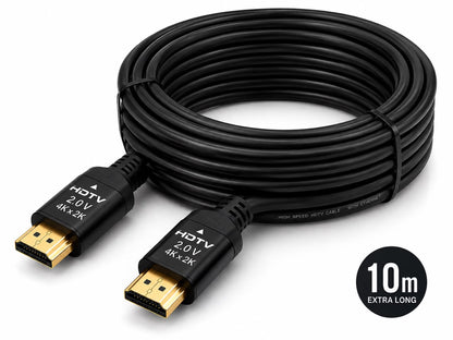 Câble HDTV Premium 2.0 – 10 mètres (4K Ultra HD)