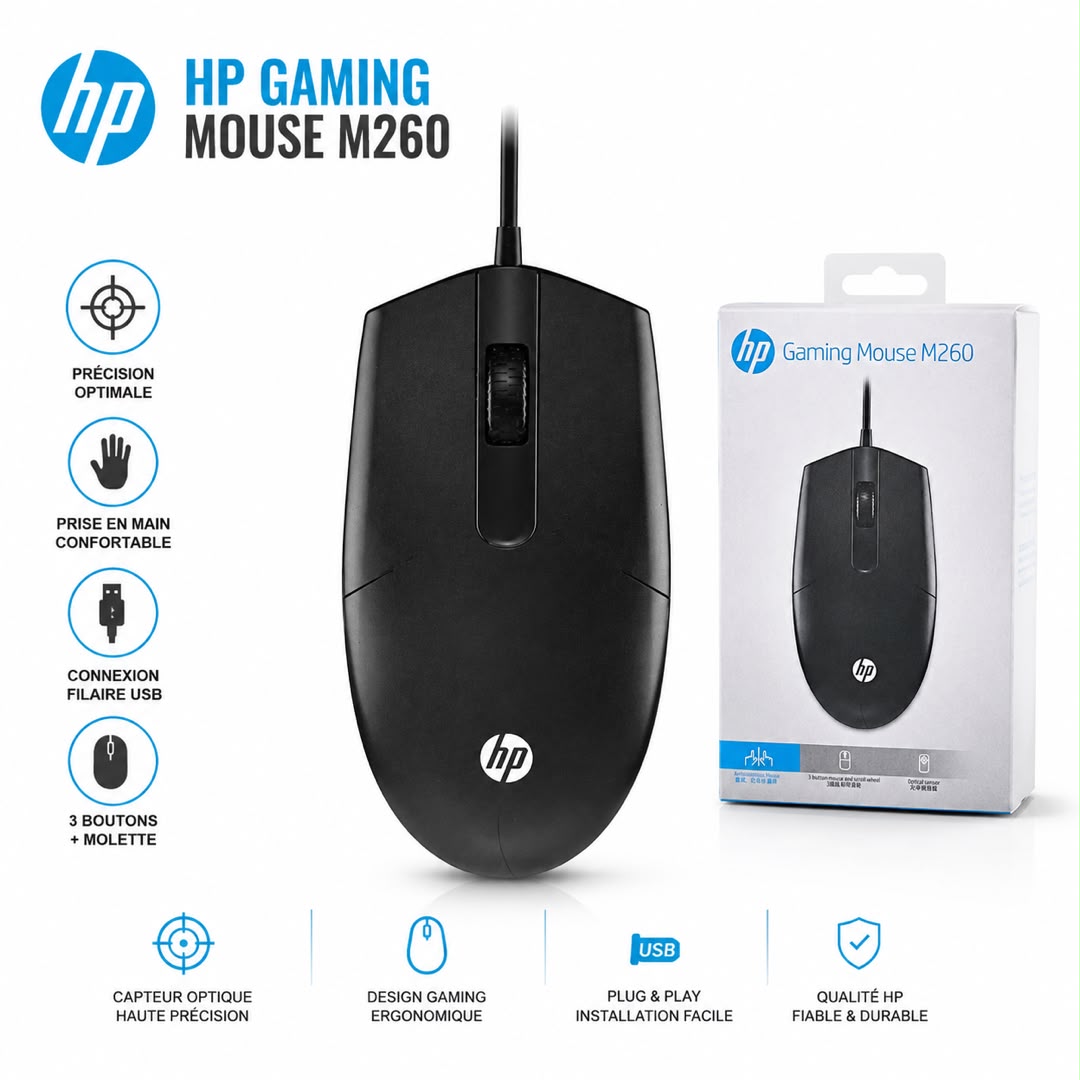 Souris Filaire HP Gaming Mouse M260